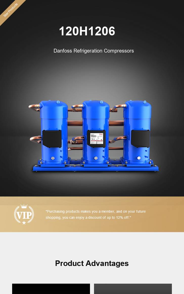 Danfoss Compressor 120H1206, technical parameters pdf, structure diagram